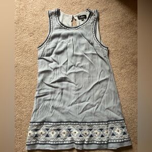 Lulu's Light Blue Sleeveless Mini Dress